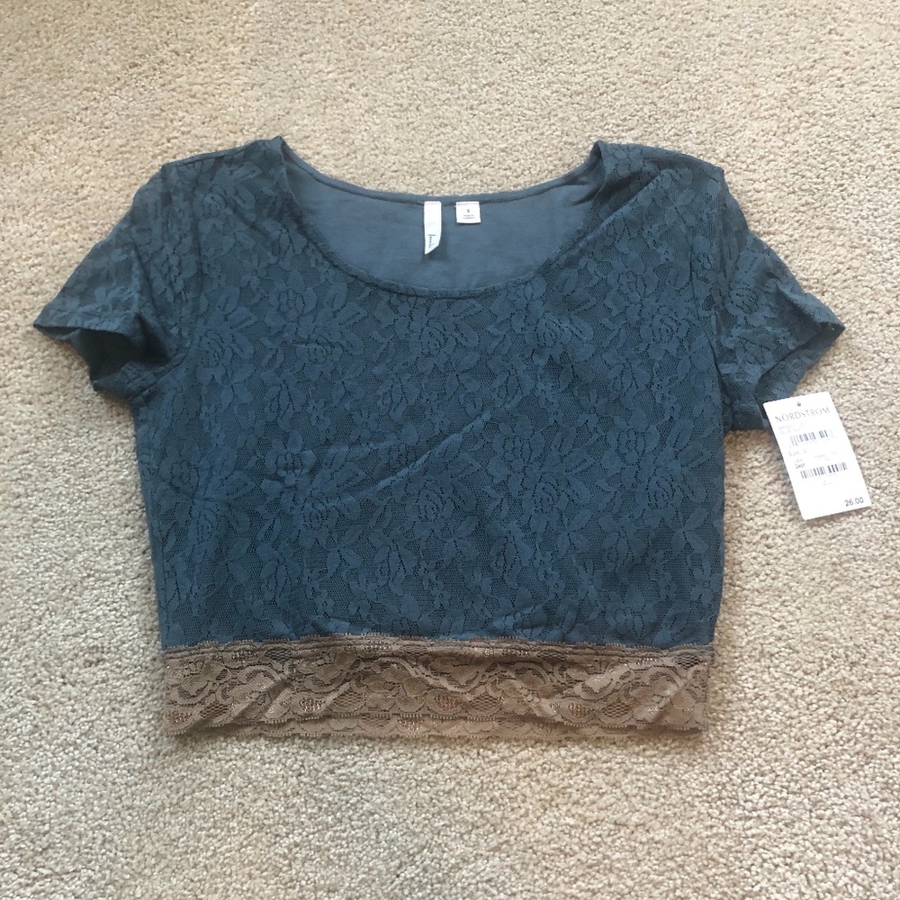 Lacy crop top